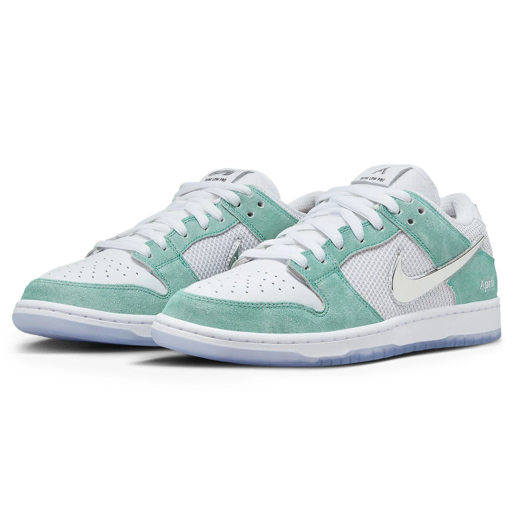 April Skateboards x Nike SB Dunk Low Turbo Green Sneakers