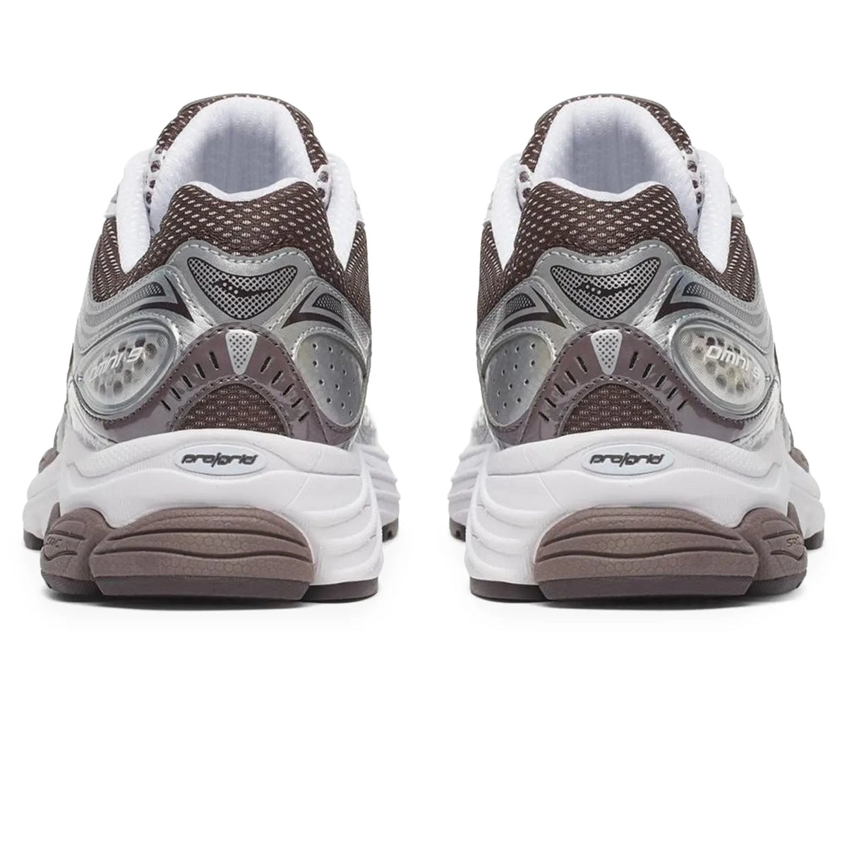 Saucony Progrid Omni 9 Silver Brown Sneakers