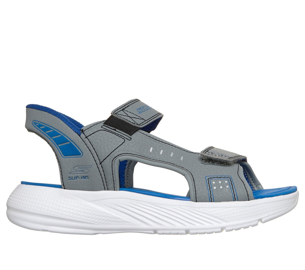 Skechers Slip-ins: Microspec-Splash - Hydro Ease, GRAY / BLUE