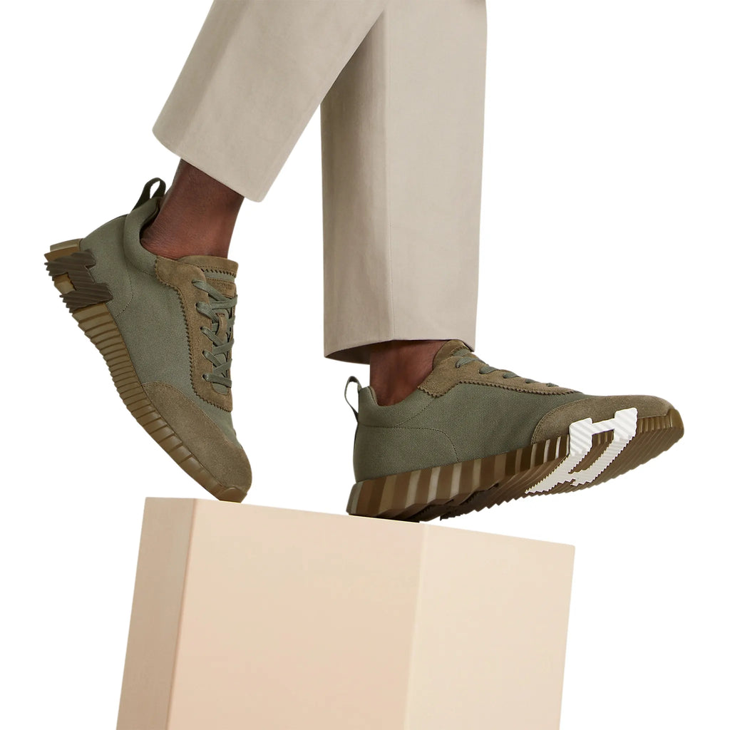 Hermes Paris Hermès Paris Bouncing Sneaker Green Toundra
